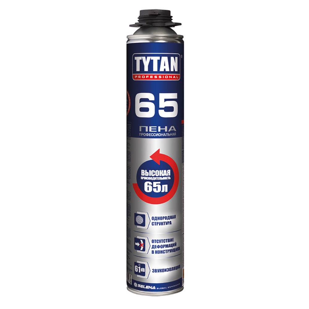 Пена монтажная Tytan Professional 65л 750мл