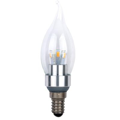 ecola лампа свеча на ветру искристая Е14 4W (40Вт) 4000К C4YV4