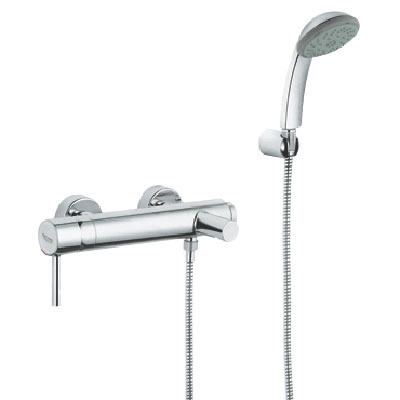 См-ль д/ванны к.н. GROHE ESSENSE 33628000 с перекл.на душ, шланг