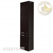 Шкаф-колонна Акватон подвесная с б/к Ария темно-коричневая