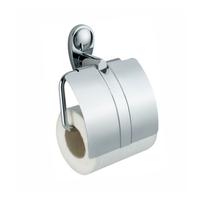 Держатель туалетной бумаги WasserKRAFT с крышкой К-9225 хром