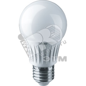 Лампа светодиодная LED 7вт Е27 теплая (94385 NLL-A55)